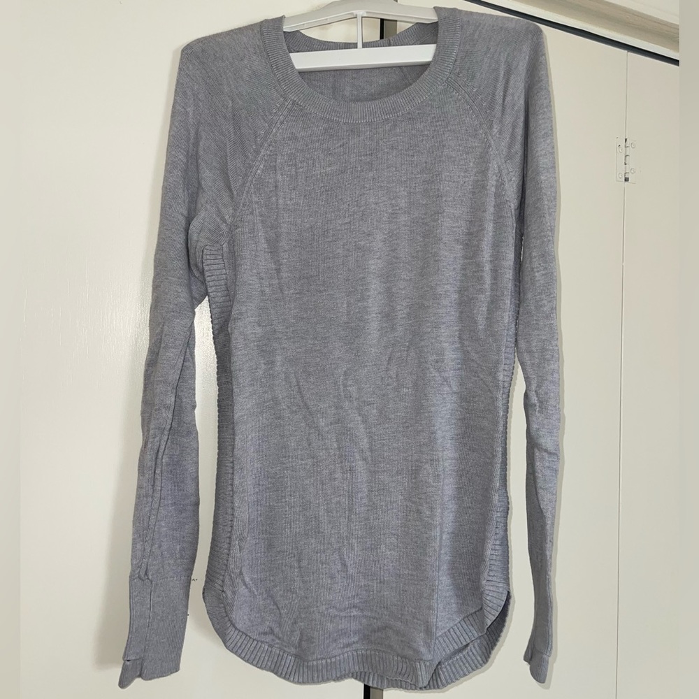 Grey Long Sleeve Lululemon Sweater